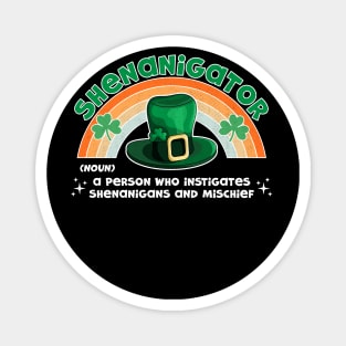 Shenanigator Definition Shenanigans St Patrick's Day Funny Magnet